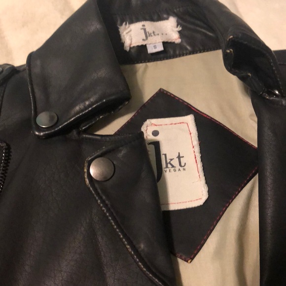Vegan leather jkt jacket from anthropology - Picture 3 of 4